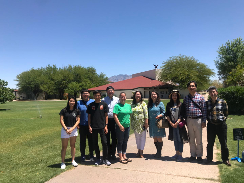 华锐教育集团董事长韩荣寨带队访问美国格林菲尔兹学校