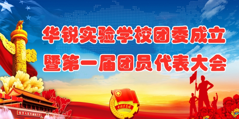 华锐实验学校举行团委成立暨第一届团员代表大会